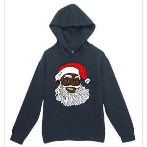 Black Happy Santa Shirts Fun African American Santa Urban Pullover Hoodie