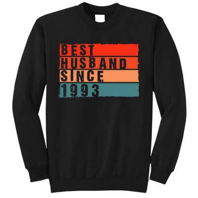 Best Husband Since 1993 Epic Couple 30th Wedding Anniversary Sweatshirt