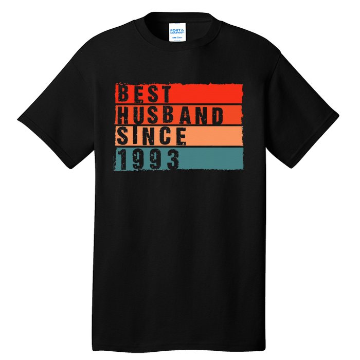 Best Husband Since 1993 Epic Couple 30th Wedding Anniversary Tall T-Shirt