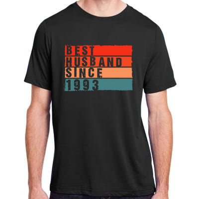 Best Husband Since 1993 Epic Couple 30th Wedding Anniversary Adult ChromaSoft Performance T-Shirt