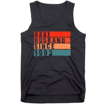 Best Husband Since 1993 Epic Couple 30th Wedding Anniversary Tank Top