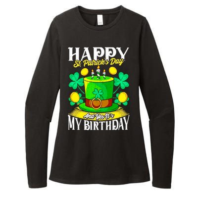 Birthday Happy St. Patricks Day Birthday Gift Design Womens CVC Long Sleeve Shirt