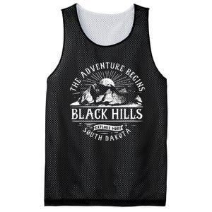 Black Hills Sd The Adventure Begins Mesh Reversible Basketball Jersey Tank