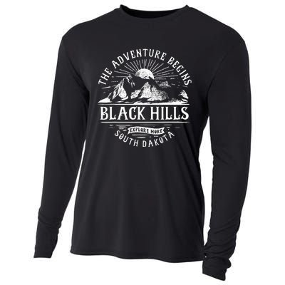 Black Hills Sd The Adventure Begins Cooling Performance Long Sleeve Crew