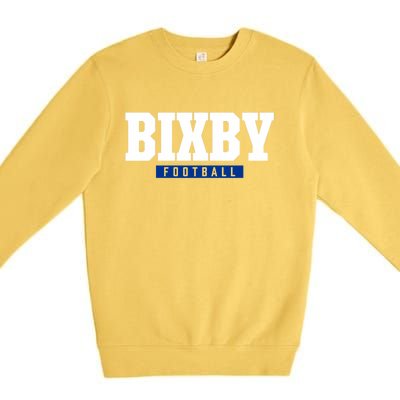 Bixby High School Football Hs Premium Crewneck Sweatshirt