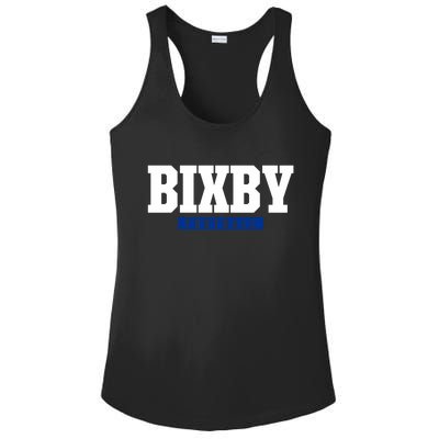 Bixby High School Football Hs Ladies PosiCharge Competitor Racerback Tank