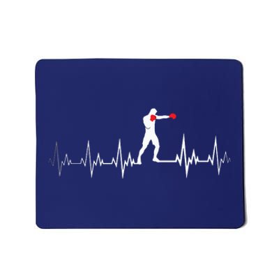 Boxing Heartbeat Sports Lover Outfit Mousepad