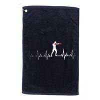 Boxing Heartbeat Sports Lover Outfit Platinum Collection Golf Towel