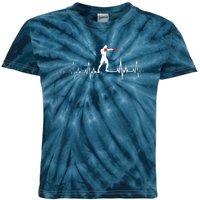 Boxing Heartbeat Sports Lover Outfit Kids Tie-Dye T-Shirt