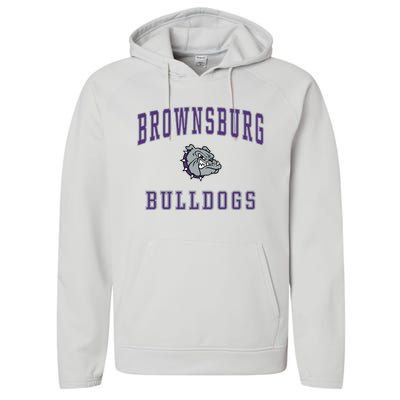 Brownsburg High School Bulldogs Gift C1 Performance Fleece Hoodie