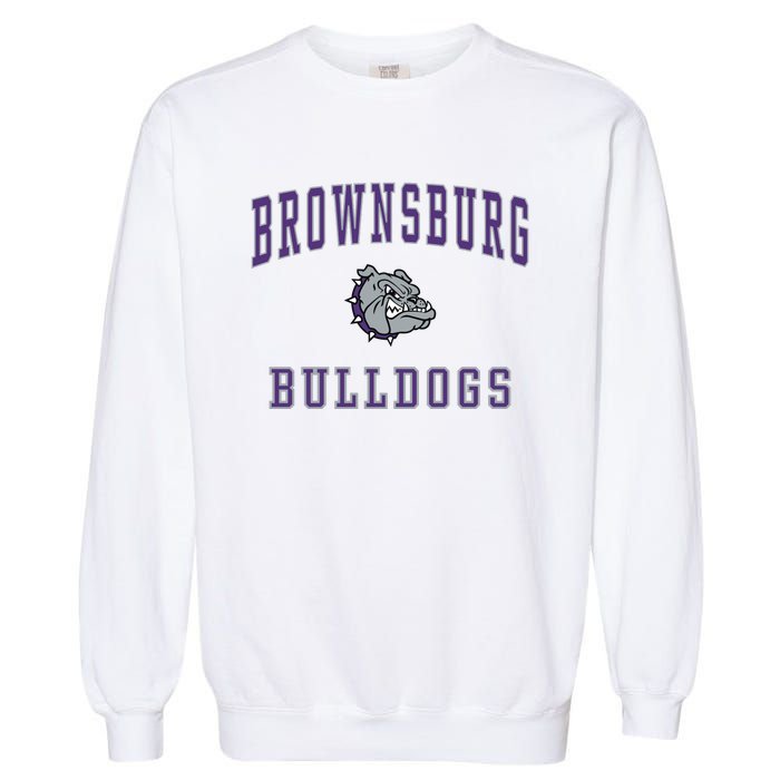 Brownsburg High School Bulldogs Gift C1 Garment-Dyed Sweatshirt