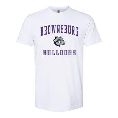 Brownsburg High School Bulldogs Gift C1 Softstyle CVC T-Shirt