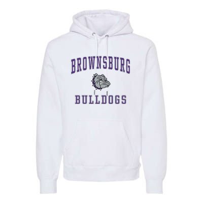 Brownsburg High School Bulldogs Gift C1 Premium Hoodie