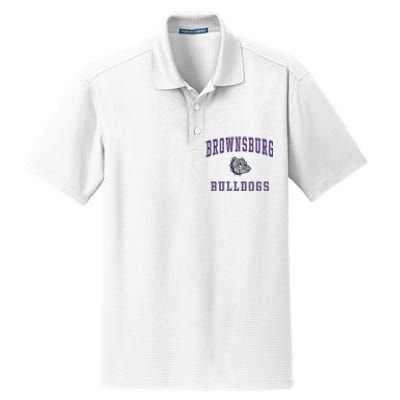 Brownsburg High School Bulldogs Gift C1 Dry Zone Grid Polo