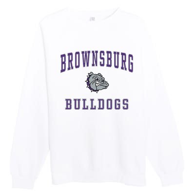 Brownsburg High School Bulldogs Gift C1 Premium Crewneck Sweatshirt