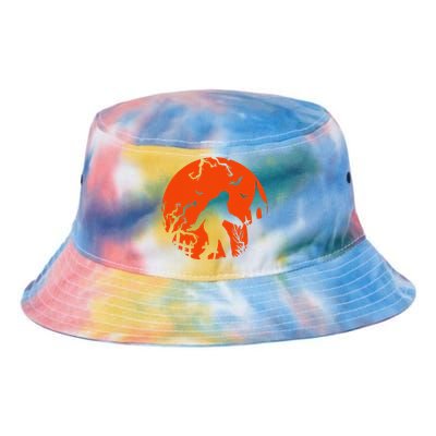 Bigfoot Halloween Sasquatch Hiking Gift Tie Dye Newport Bucket Hat