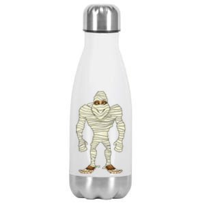 Bigfoot Halloween Sasquatch Mummy Costume Stainless Steel Insulated Water Bottle