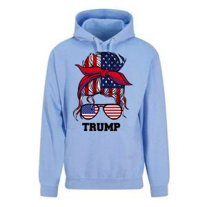 Bandana Headscarf Sunglasses Girl Trump Unisex Surf Hoodie