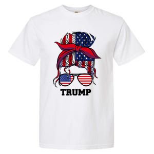 Bandana Headscarf Sunglasses Girl Trump Garment-Dyed Heavyweight T-Shirt