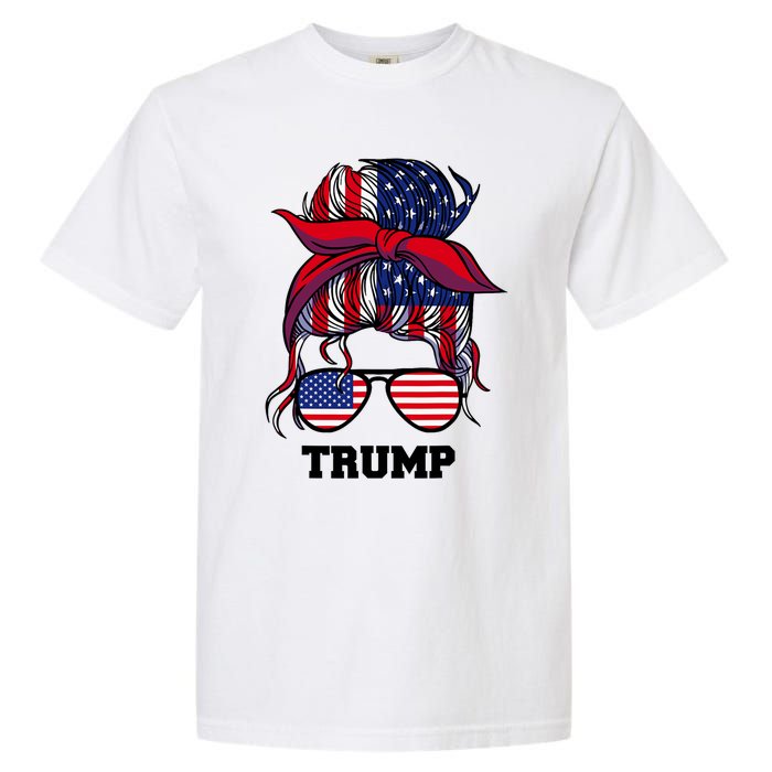 Bandana Headscarf Sunglasses Girl Trump Garment-Dyed Heavyweight T-Shirt