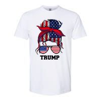 Bandana Headscarf Sunglasses Girl Trump Softstyle CVC T-Shirt