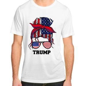 Bandana Headscarf Sunglasses Girl Trump Adult ChromaSoft Performance T-Shirt