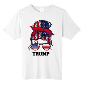 Bandana Headscarf Sunglasses Girl Trump Tall Fusion ChromaSoft Performance T-Shirt