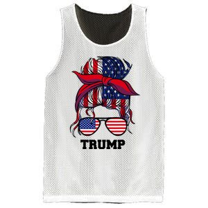 Bandana Headscarf Sunglasses Girl Trump Mesh Reversible Basketball Jersey Tank