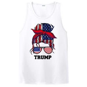 Bandana Headscarf Sunglasses Girl Trump PosiCharge Competitor Tank