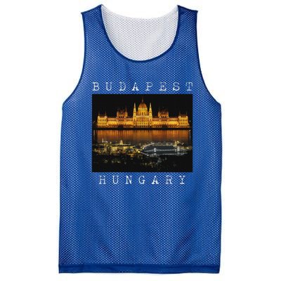 Budapest Hungary Skyline Souvenir Vintage Mesh Reversible Basketball Jersey Tank