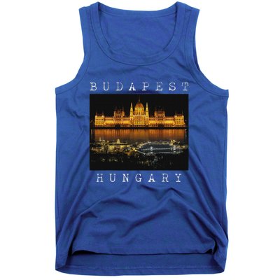 Budapest Hungary Skyline Souvenir Vintage Tank Top