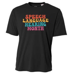 Better Hearing Speech Language Hearing Month Cooling Performance Crew T-Shirt