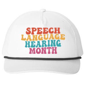 Better Hearing Speech Language Hearing Month Snapback Five-Panel Rope Hat