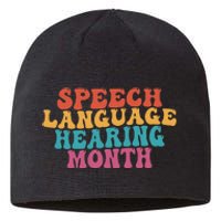 Better Hearing Speech Language Hearing Month Sustainable Beanie