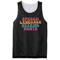 Better Hearing Speech Language Hearing Month Mesh Reversible Basketball Jersey Tank