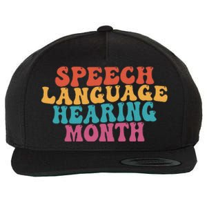 Better Hearing Speech Language Hearing Month Wool Snapback Cap