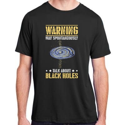 Black Hole Space Light Galaxy Universe Milky Way Gravity Adult ChromaSoft Performance T-Shirt