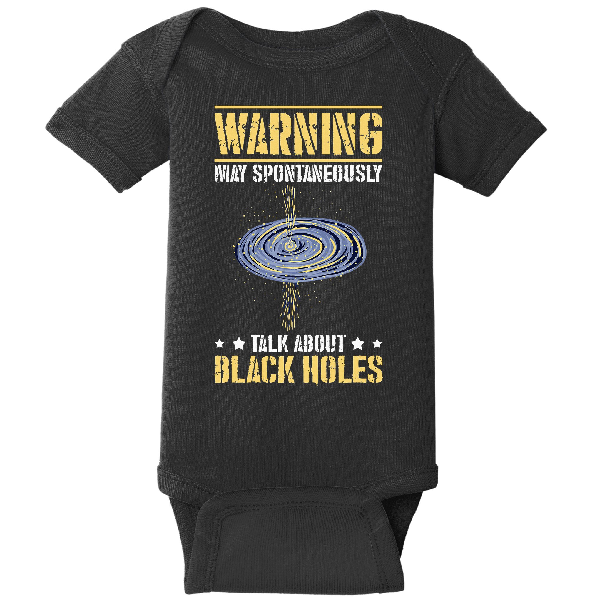 Black Hole Space Light Galaxy Universe Milky Way Gravity Baby Bodysuit