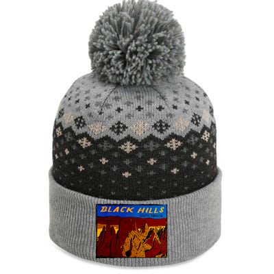 Black Hill South Dakota The Baniff Cuffed Pom Beanie