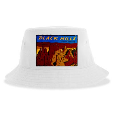 Black Hill South Dakota Sustainable Bucket Hat