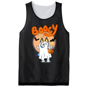 Booey Halloween Spooky Season Funny For Kids Mesh Reversible Basketball Jersey Tank