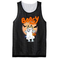 Booey Halloween Spooky Season Funny For Kids Mesh Reversible Basketball Jersey Tank