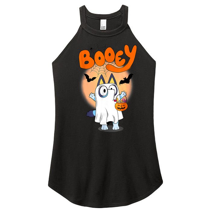 Booey Halloween Spooky Season Funny For Kids Women’s Perfect Tri Rocker Tank