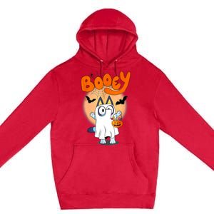 Booey Halloween Spooky Season Funny For Kids Premium Pullover Hoodie