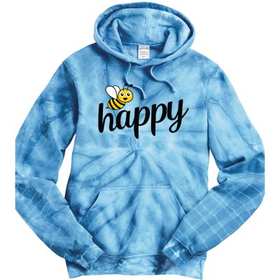 Bee Happy Summer Tie Dye Hoodie