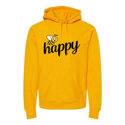 Bee Happy Summer Premium Hoodie