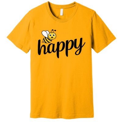 Bee Happy Summer Premium T-Shirt