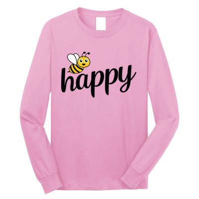 Bee Happy Summer Long Sleeve Shirt