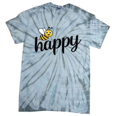 Bee Happy Summer Tie-Dye T-Shirt