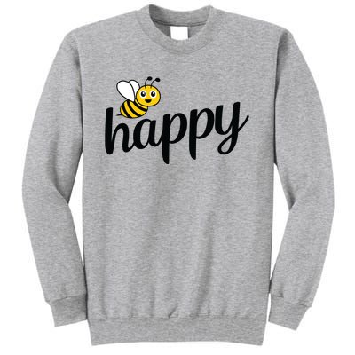 Bee Happy Summer Tall Sweatshirt